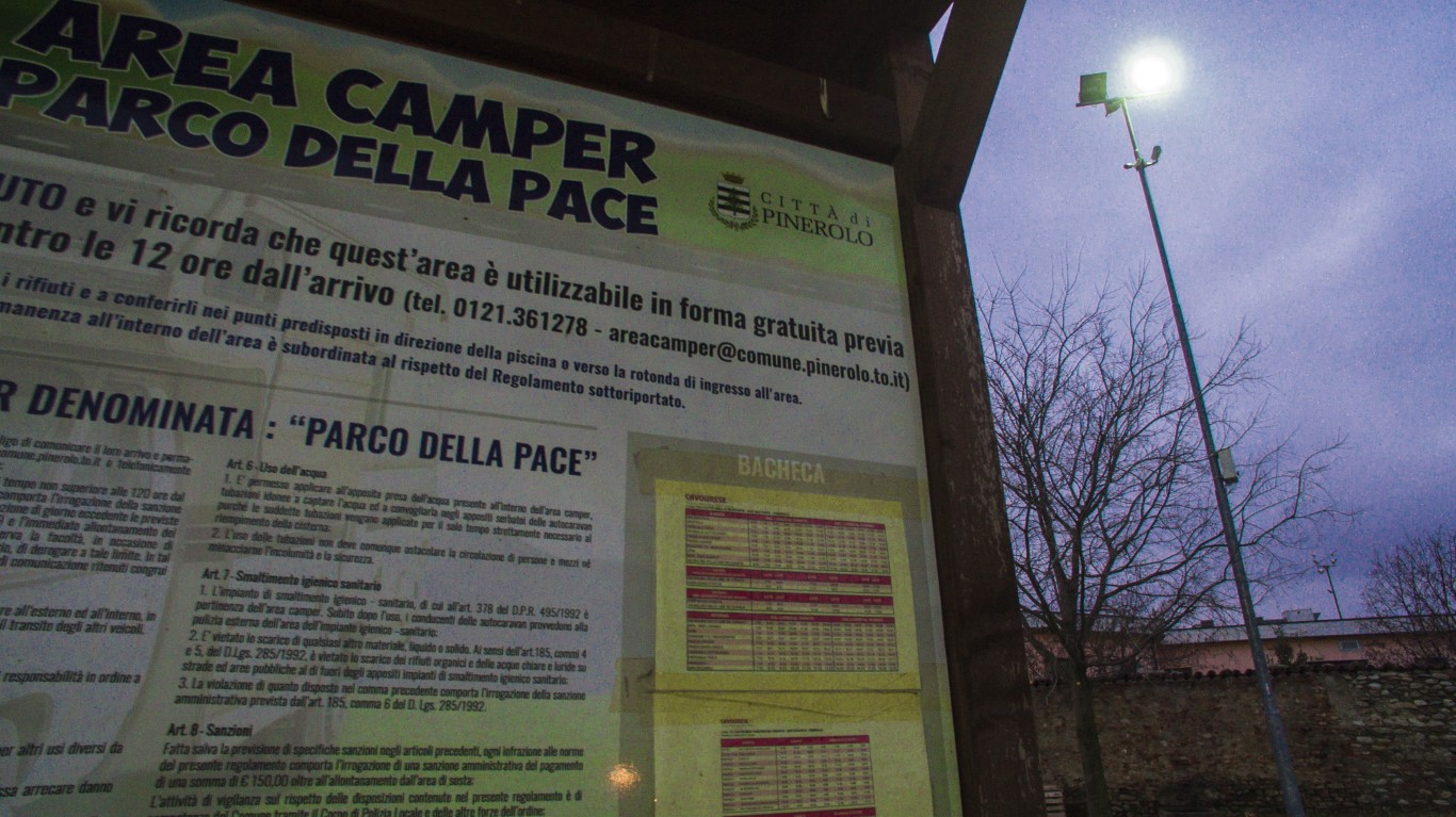 Area camper Pinerolo