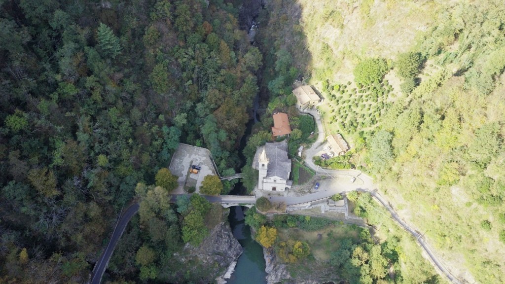 Orrido Sant Anna dal drone