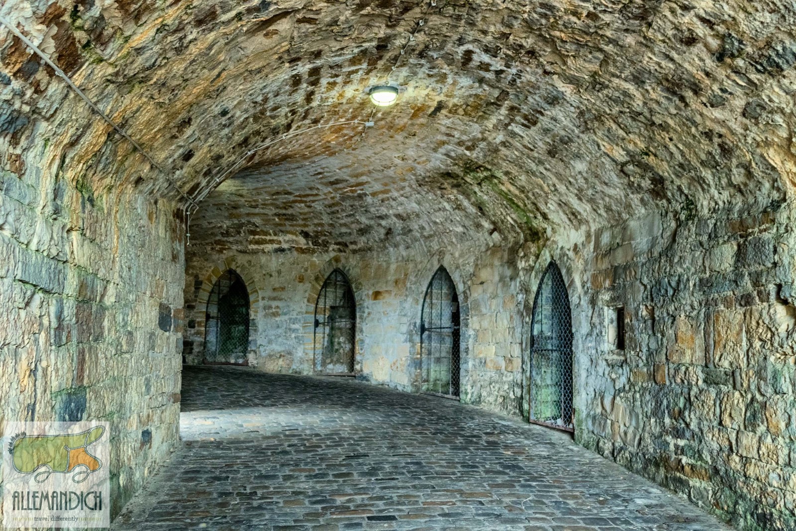 tunnel per il castello