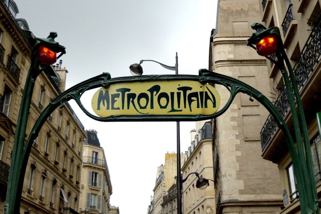 insegna metro Parigi