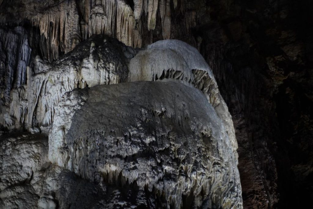 dettaglio di stalagmite