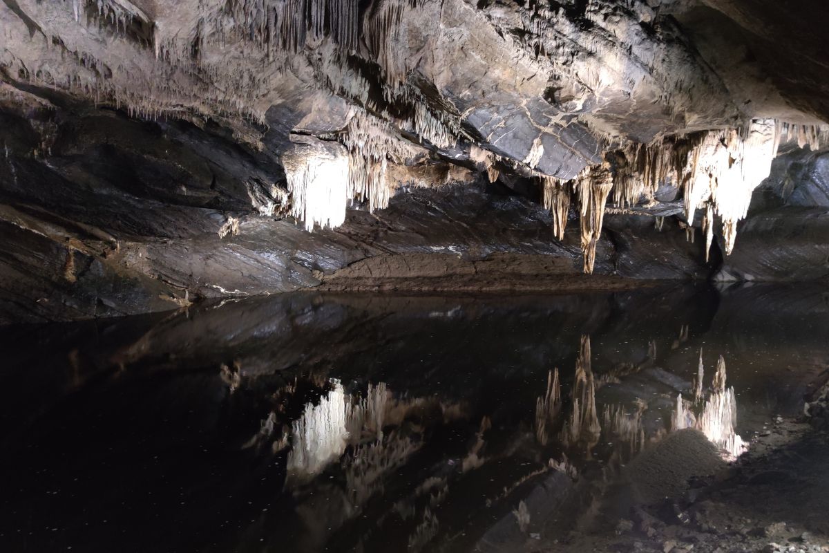 Grotte di Han: riflessi sul Leffe